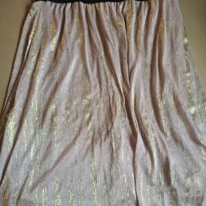 LuLaRoe Gold and Cream Maxi Skirt